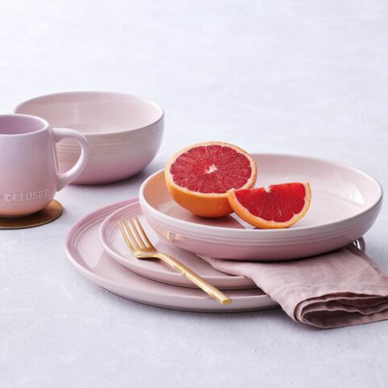 Le Creuset Coupe Collection middagstallerken 27 cm shell pink