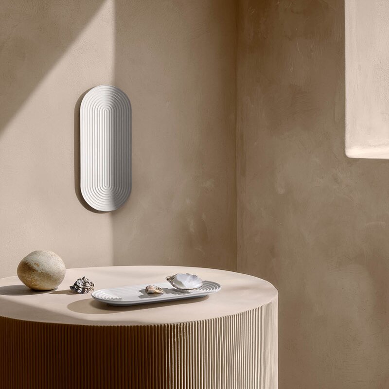 Lyngby Porcelæn Lyngby Tura oval serveringsfat 34x14,5 cm hvit