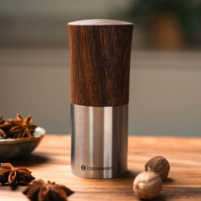 Zassenhaus Duo muskotkvern 12 cm valnøtt