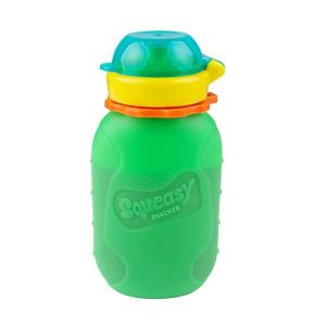 Squeasy Snacker drikkeflaske/klemmepose 177 ml green