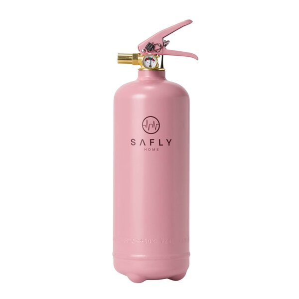 Safly Brannslukningsapparat 2 kg dusty pink