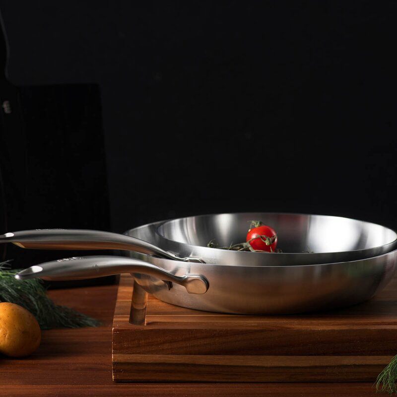 Modern House Chef Ørjan stekepanne 24 cm børstet stål