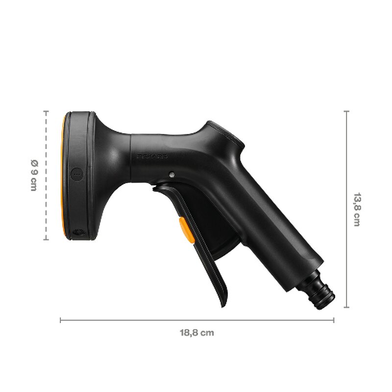 Fiskars Solid™ sprøytepistol multi 18,8 cm svart