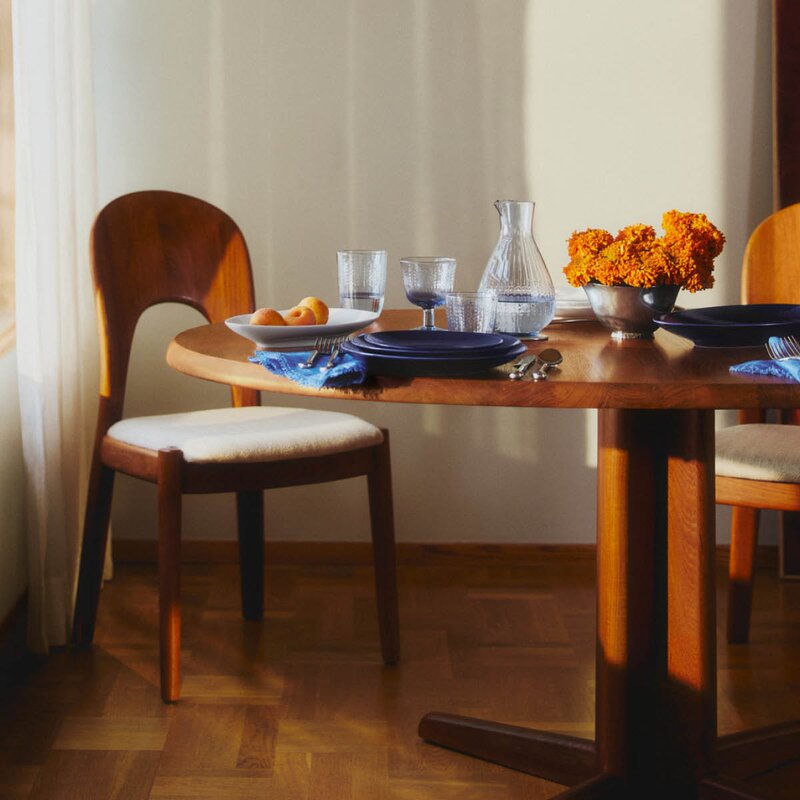 Rörstrand Blå Eld tallerken 23 cm blå