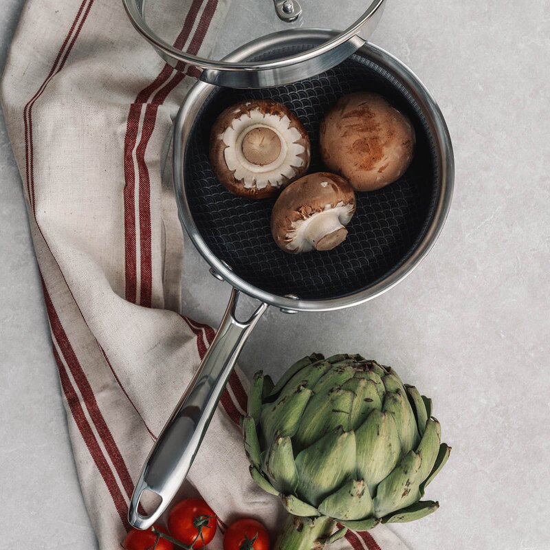 Sabor Optimal kasserolle m/keramisk belegg 1,5L blank