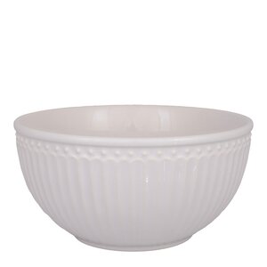 GreenGate Everyday Alice serveringsskål 0,9L hvit