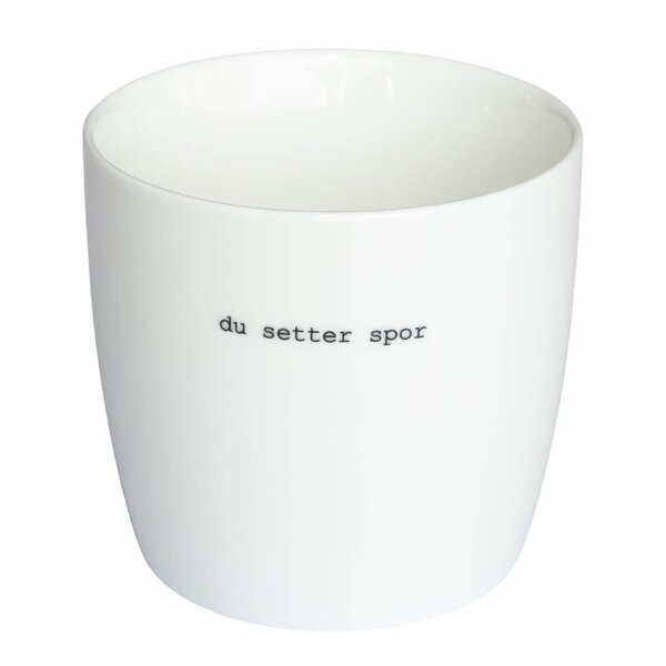 Sögne Home Krus Du setter spor 30 cl hvit