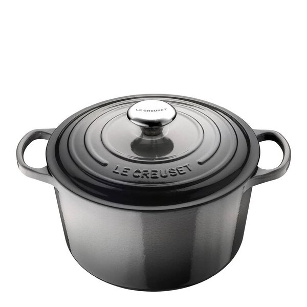 Le Creuset Signature støpejernsgryte rund 26 cm 6,3L flint
