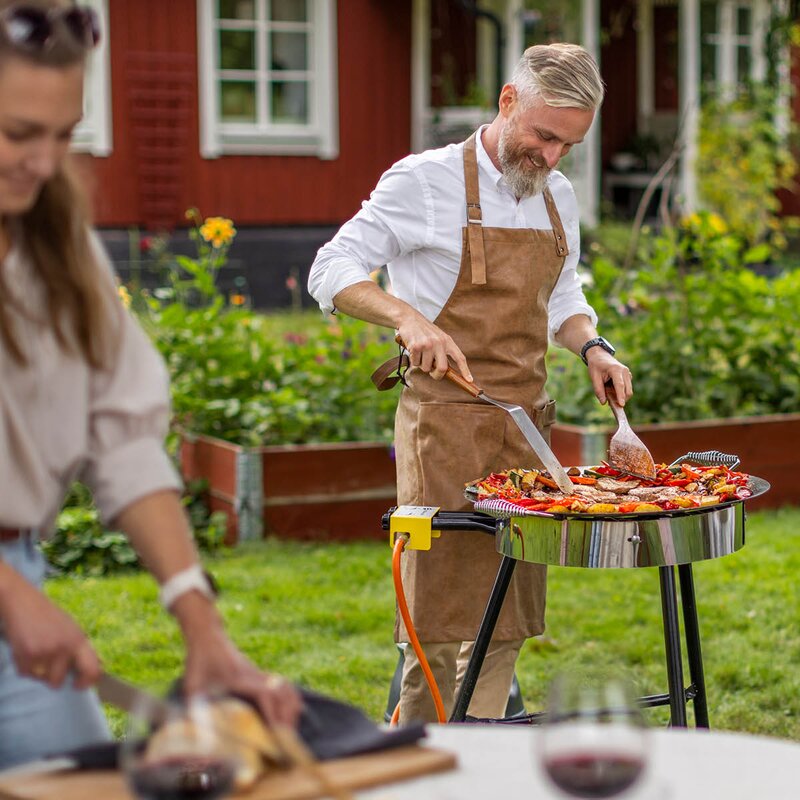 Hällmark of Sweden Grillforkle i kunstlær 72x86 cm