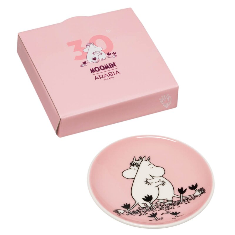 MoominArabia Mummi miniasjett 10,5 cm Kjærlighet rosa 30 år