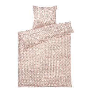 Juna Pleasantly sengetøy 140x220 cm hvit/rosa
