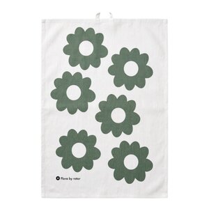 Rotor Design Flora by Rotor kjøkkenhåndkle 50x70 cm naturgrønn