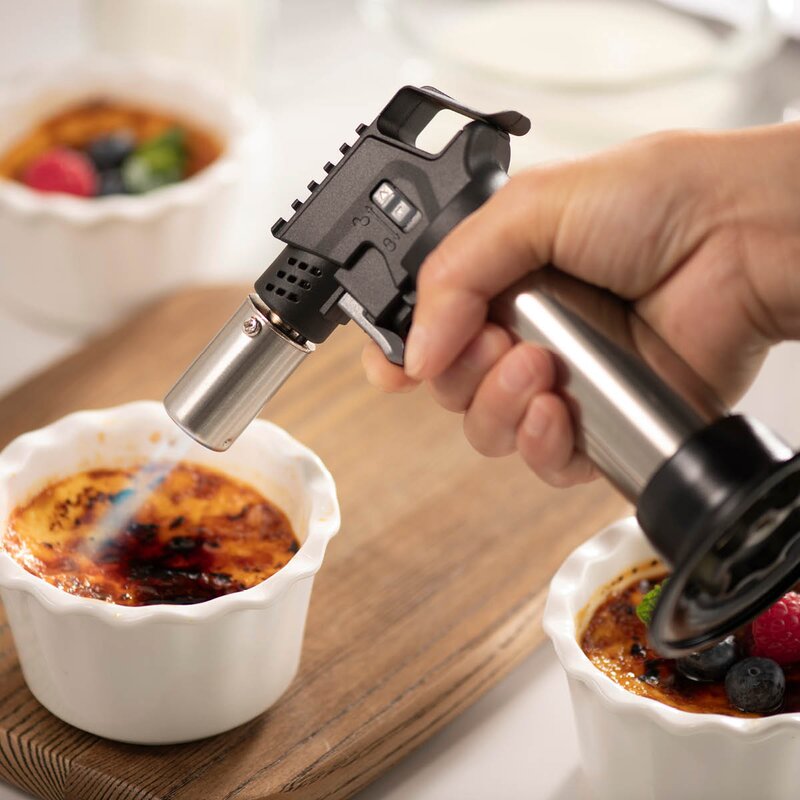 Modern House Basis flamberer børstet stål/svart