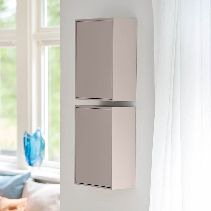 ReCollector Recycling kildesorteringsboks 30x15x40 cm Silver Cloud Grey