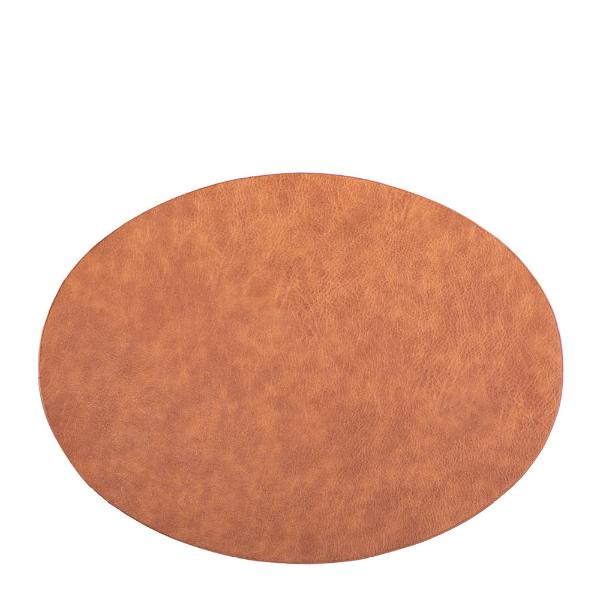 Ziczac – Troja dekkebrikke 45×33 cm oval karamell