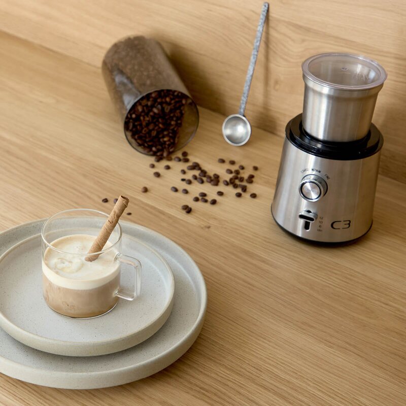 C3 Design kaffekvern CG700 85g 200W børstet stål