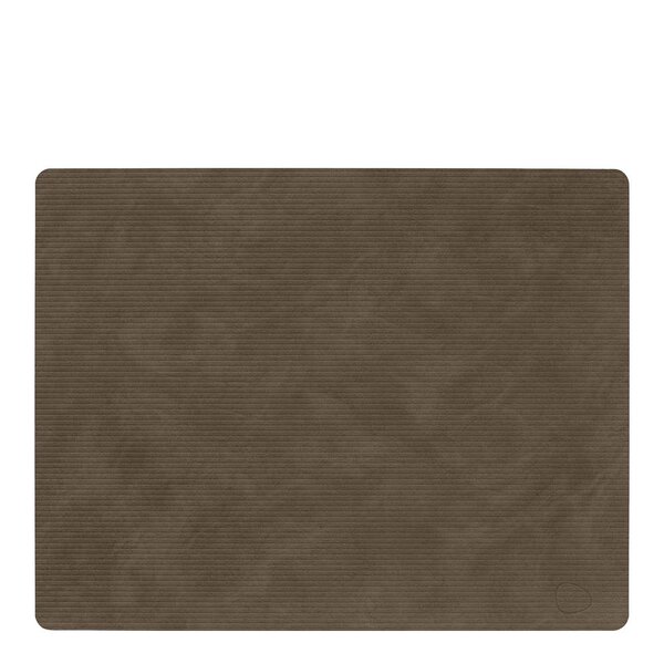 LIND DNA Square Corduroy spisebrikke 35x45 cm caviar
