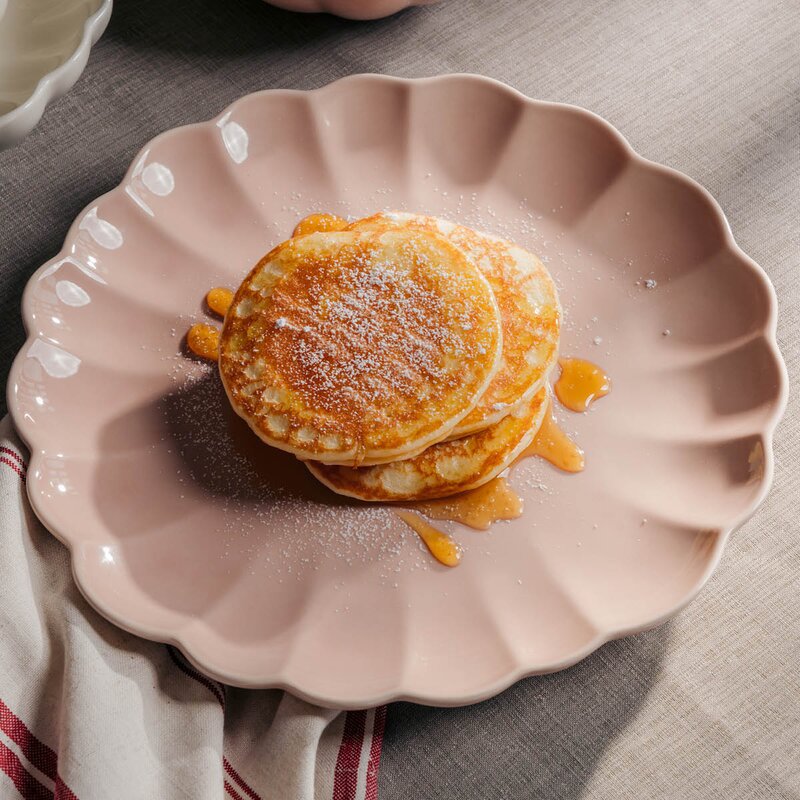 Stiernholm Lotus tallerken 27 cm støvet rosa