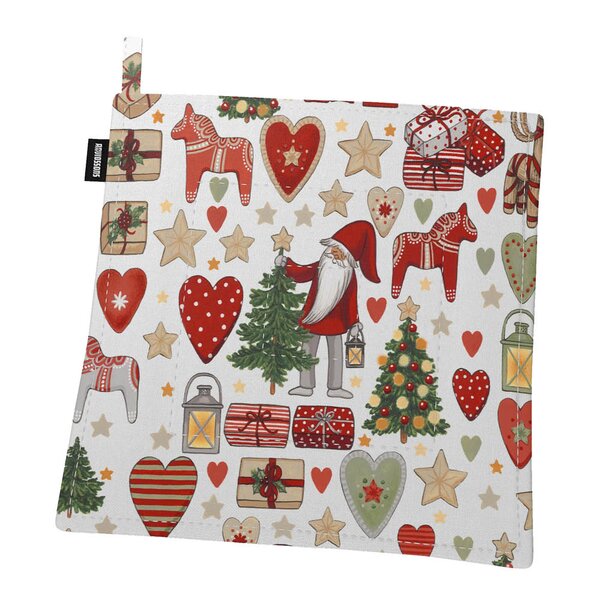 Arvidssons Textil Julstök gryteklut rød