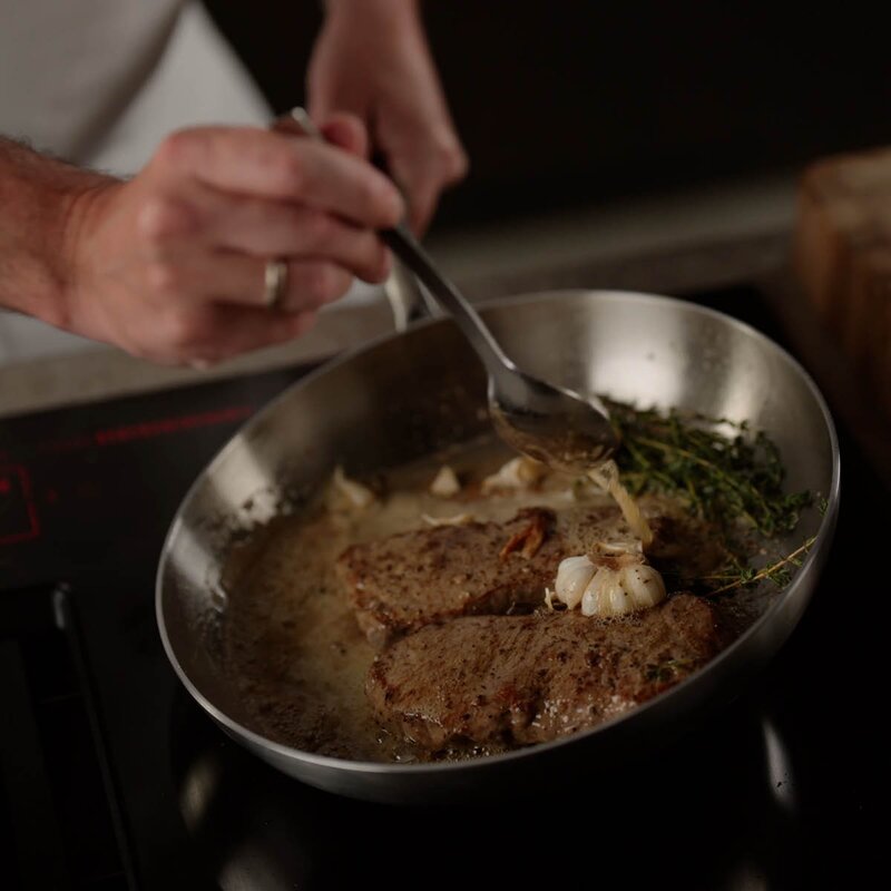 Modern House Chef Ørjan stekepanne 24 cm børstet stål
