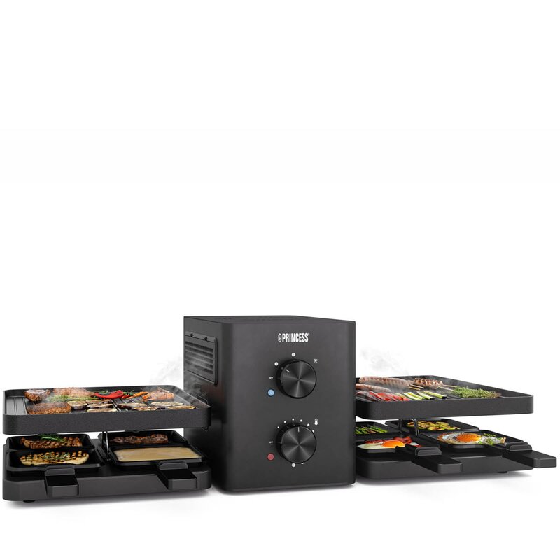 PRINCESS Raclette 162660 røykfri 20x23 cm 1500W keramsik