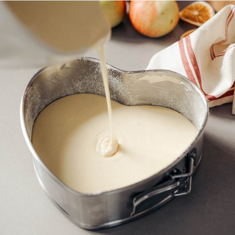 Anders Petter Steel Essentials springform 20x22 cm hjerte