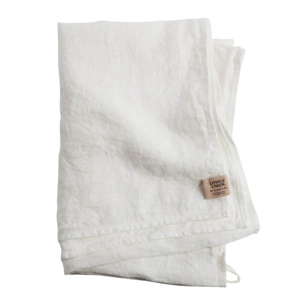 Lovley Linen Lovely Hamam badehåndkle lin 90x145 cm Off-White