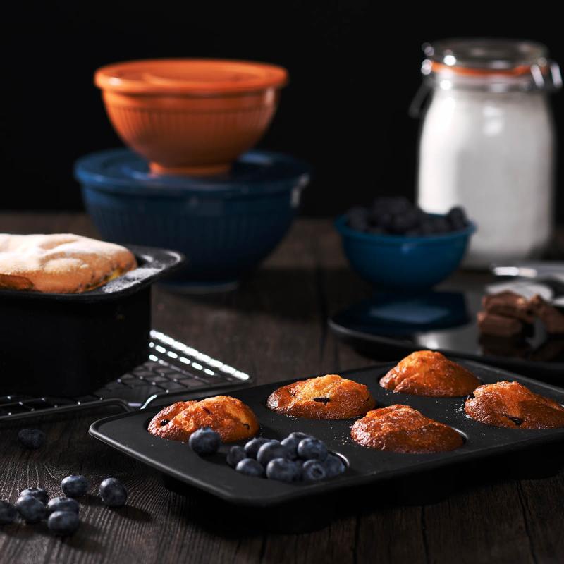 Modern House Bakeware muffinsform for 6 stk muffins