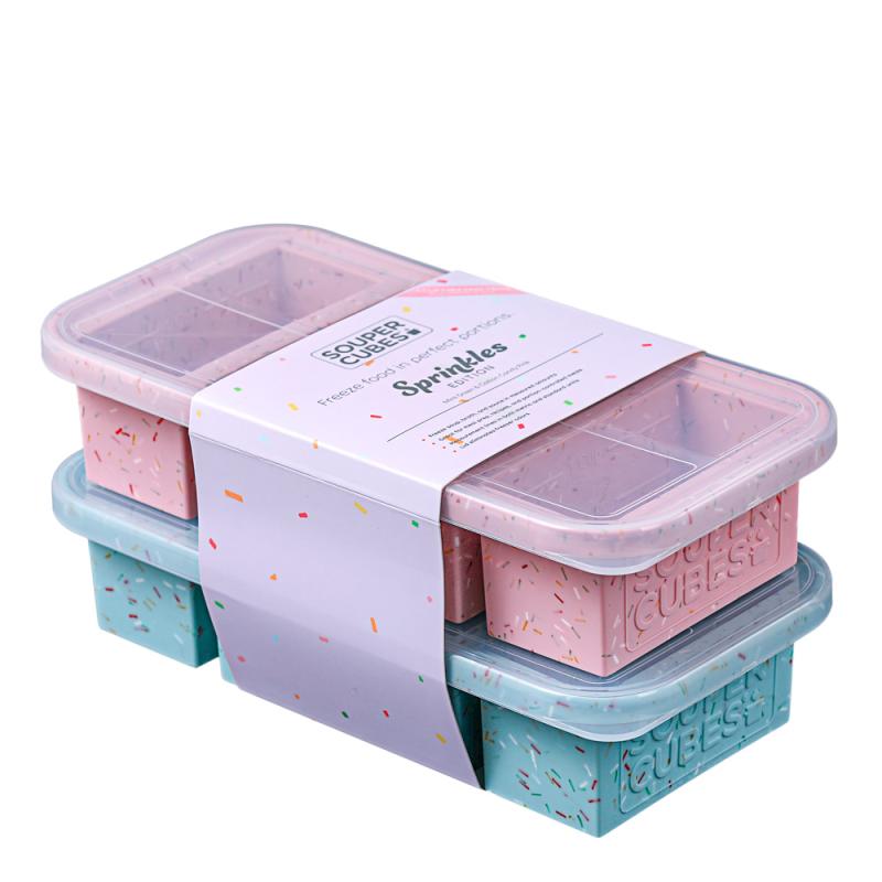 Souper Cubes 1-cup silikonform 2 stk sprinkles edition