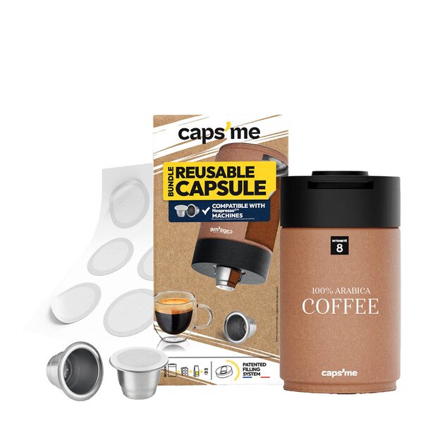 Caps Me Kaffekapselsett 2 kapsler/48 papirlokk