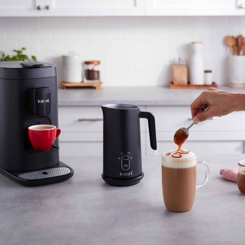 Instant Plus melkeskummer 4-i-1 300ml svart