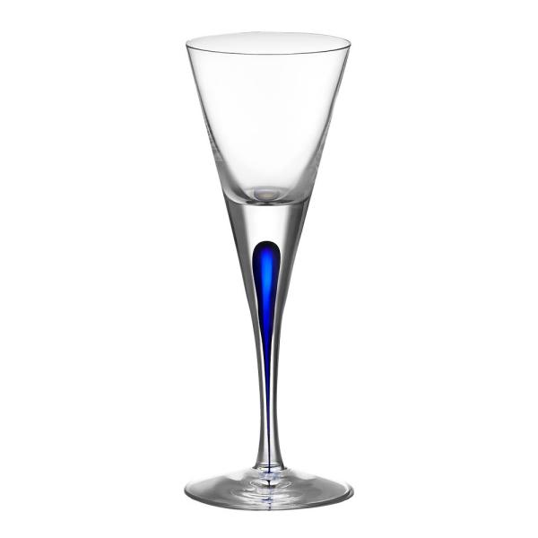 Orrefors Intermezzo snapsglass 6 cl blå