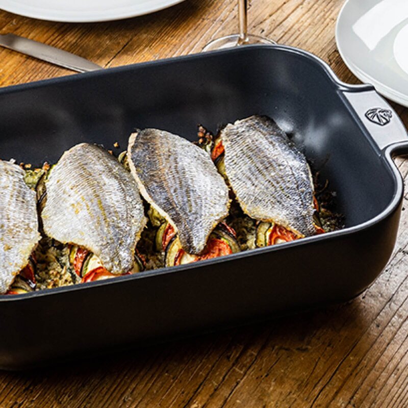 Peugeot Appolia ildfast form keramikk 40 cm matt svart