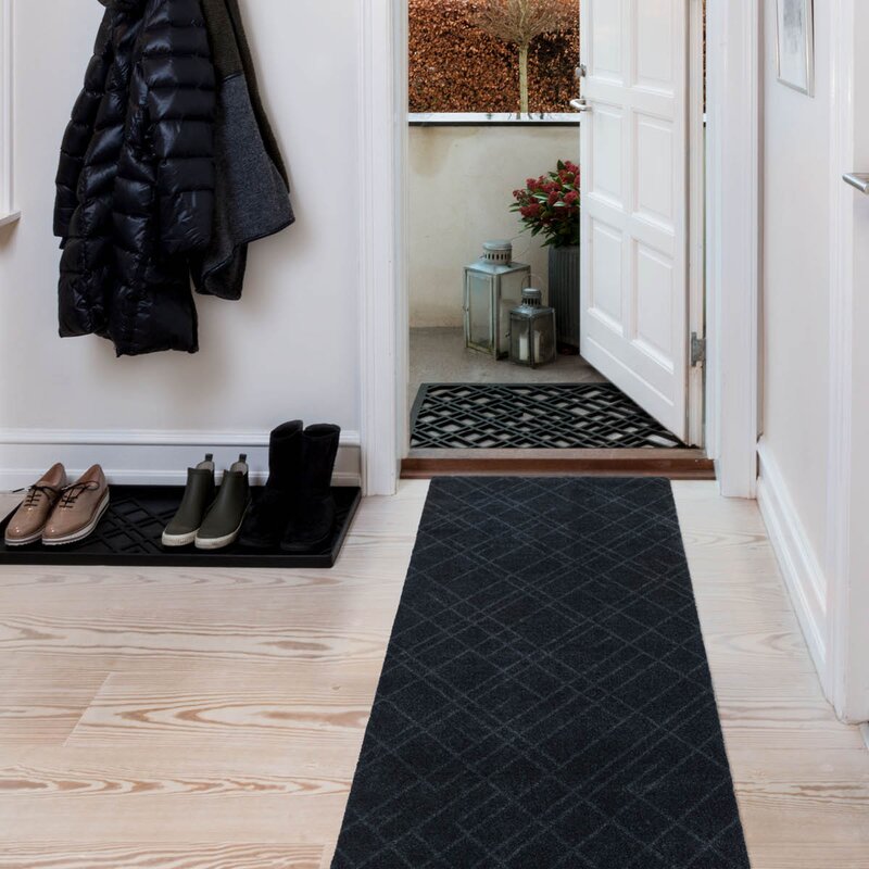 Tica Copenhagen Lines sko- og støvelbrett 88x38x3 cm svart