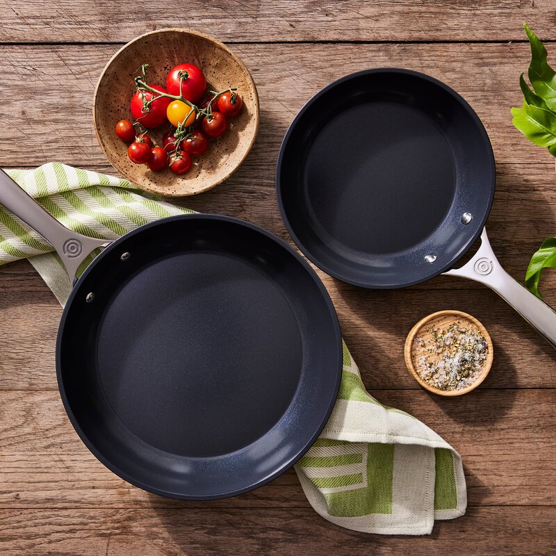 Le Creuset ENSC stekepannesett 2 deler 24+28 cm black