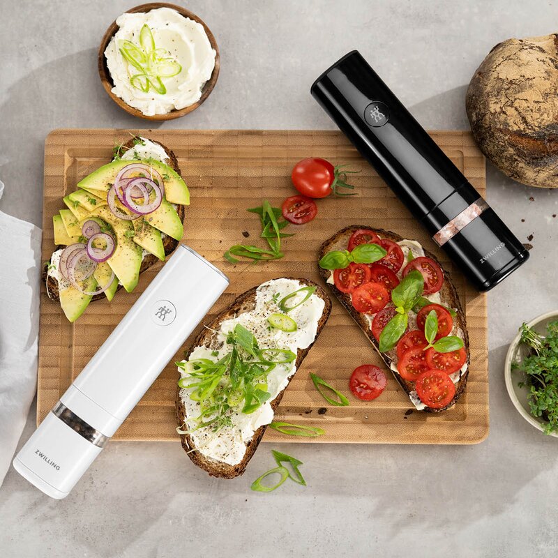 Zwilling Enfinigy elektisk salt-og pepperkvern 21,3 cm svart