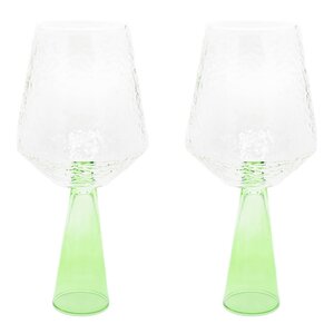 Brût Claude vinglass 40 cl 2 stk grønn/klar