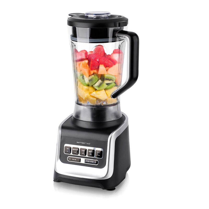 EMERIO Blender 1,85L 2000W rustfritt stål