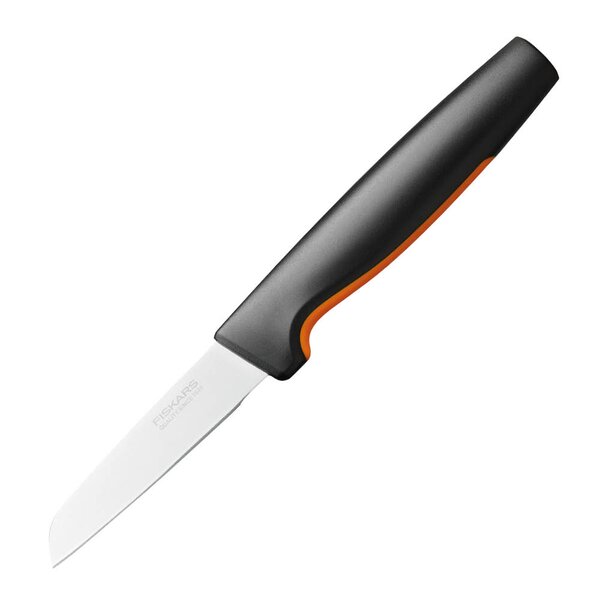 Fiskars Functional Form skrellekniv rett 26 cm svart/rustfritt stål