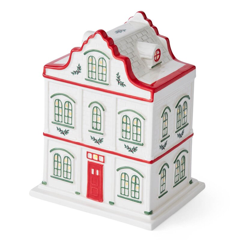 Spode Christmas Tree hotell LED lykt 17,2x13,2x10,8 cm