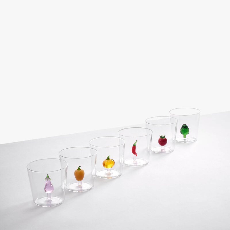 Ichendorf Milano Vegetables vannglass 35 cl aubergine