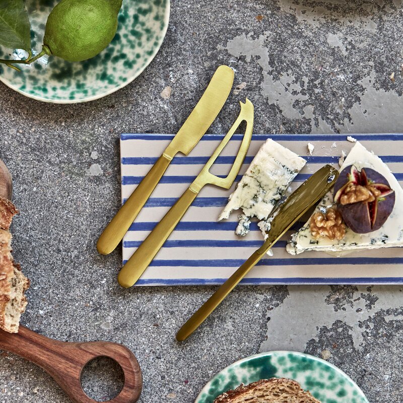 House Doctor Cheese ostekniver 3 stk gylden