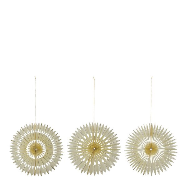 House Doctor Stelle julepynt 3 stk 30 cm off-white