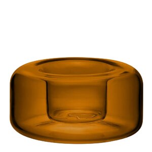 Kosta Boda Happy lyslykt 4,7 cm rav