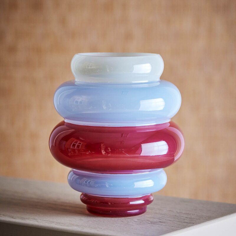 Bloomingville Annhelene vase 24 cm flerfarget