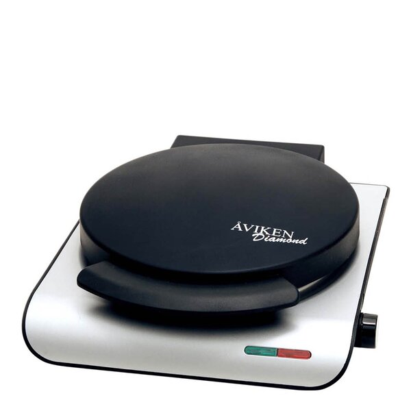 Åviken Enkelt vaffeljern 907.2 1000W sølv