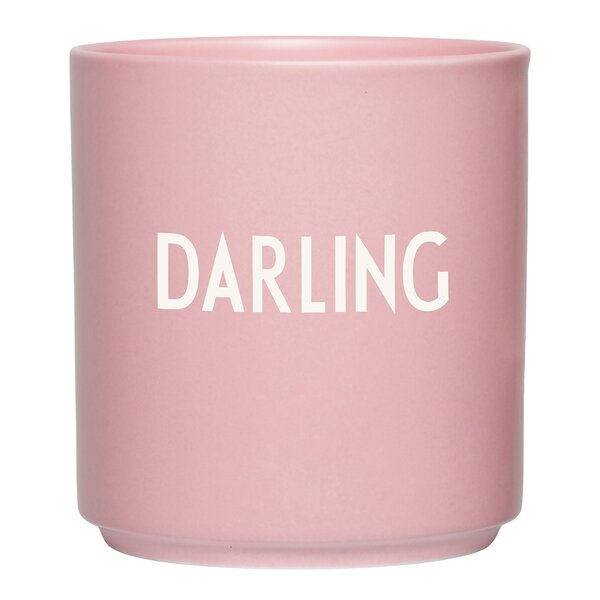 Design Letters Favourite kopp DARLING 25 cl creole pink