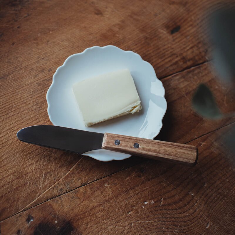 Dorre Sylvia smørkniv 22 cm stål/treskaft