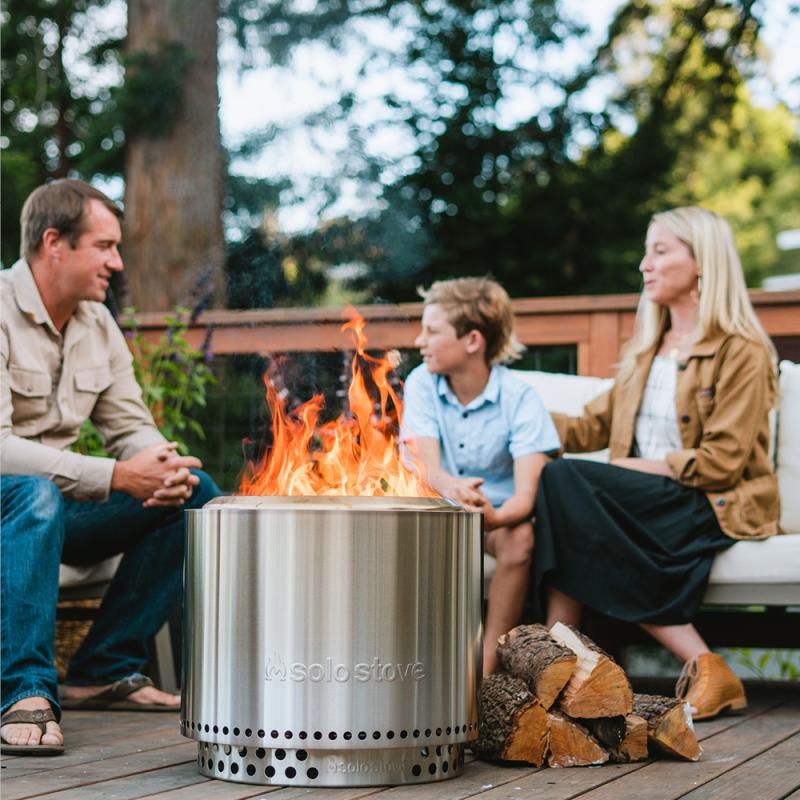 Solo Stove Bonfire + stand 2.0 bålpanne 49,5x44,5 cm silver