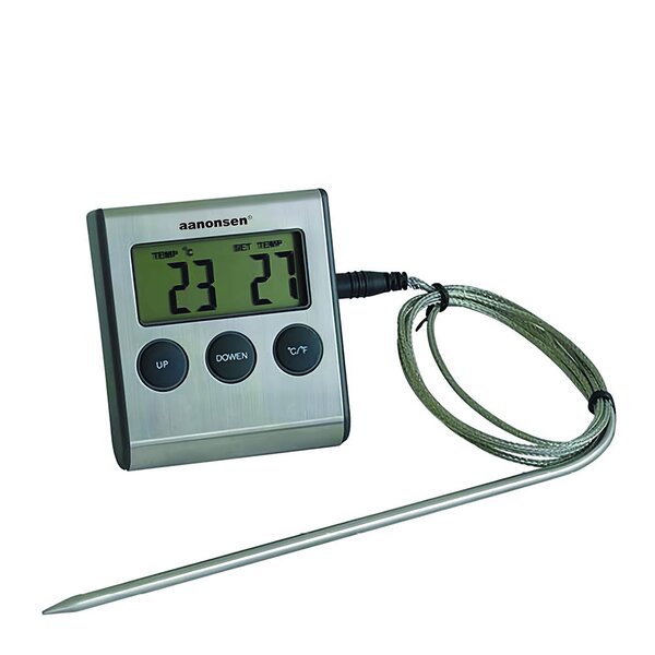 Aanonsen Steketermometer digitalt rustfritt stål